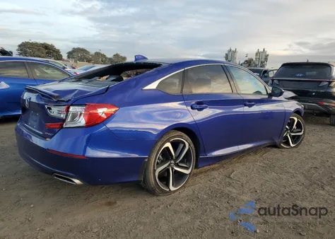 2020 Honda Accord Sport из США, поврежденный, VIN 1HGCV1F37LA101462